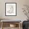 Embellished Gestural Contour I (Nude) by Ethan Harper Wood Framed Wall Art Print